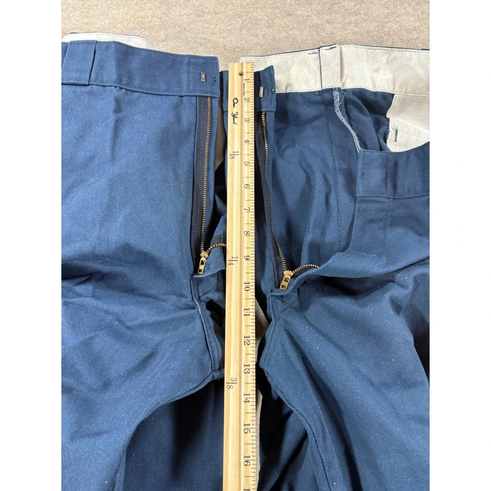 Lot of 2 Dickies 874 Original Fit Work Pants Navy Blue Mens 38x29 Straight Leg